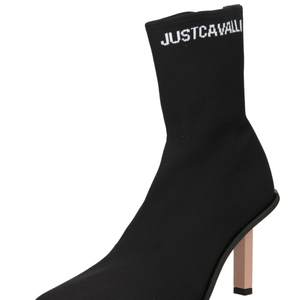 Just Cavalli Botine  negru / alb