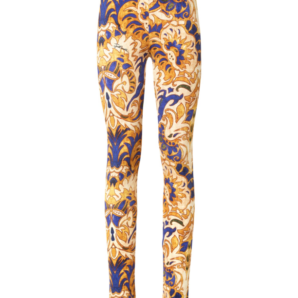 Just Cavalli Leggings  bej / albastru / auriu / negru