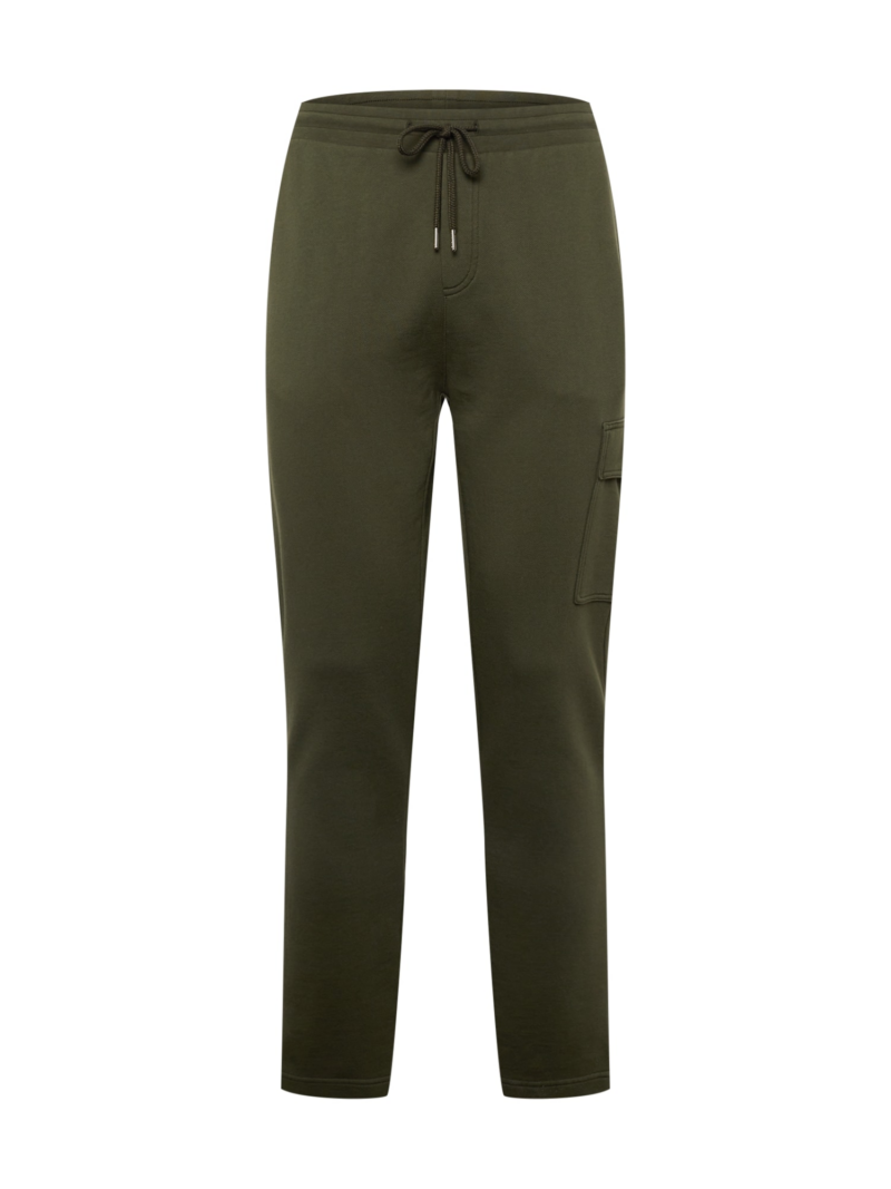 Juvia Pantaloni 'Old Dye'  verde închis