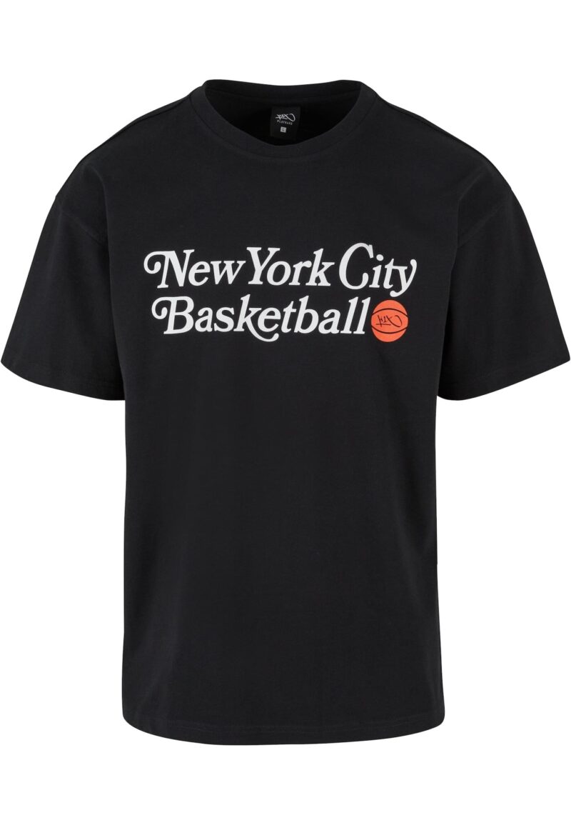 K1X Tricou 'NYC BB'  corai / negru / alb