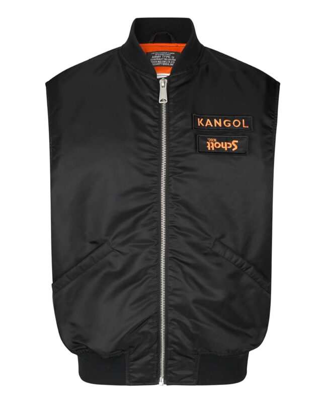 KANGOL Vestă  portocaliu / negru