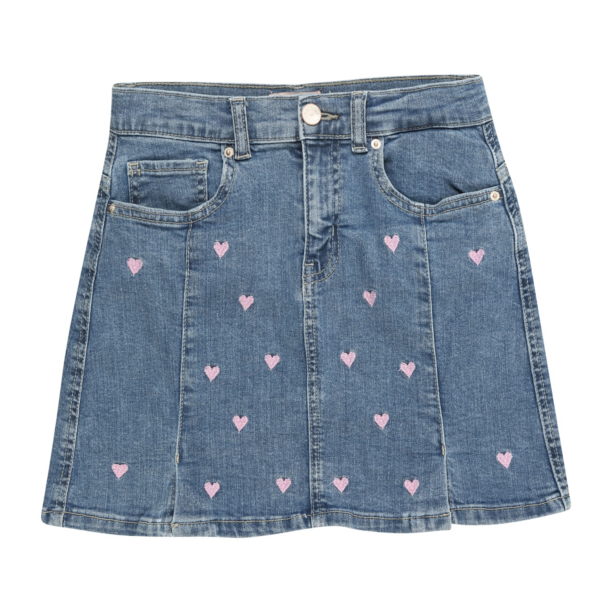 KIDS ONLY Fustă 'HOXTON'  albastru denim / roz