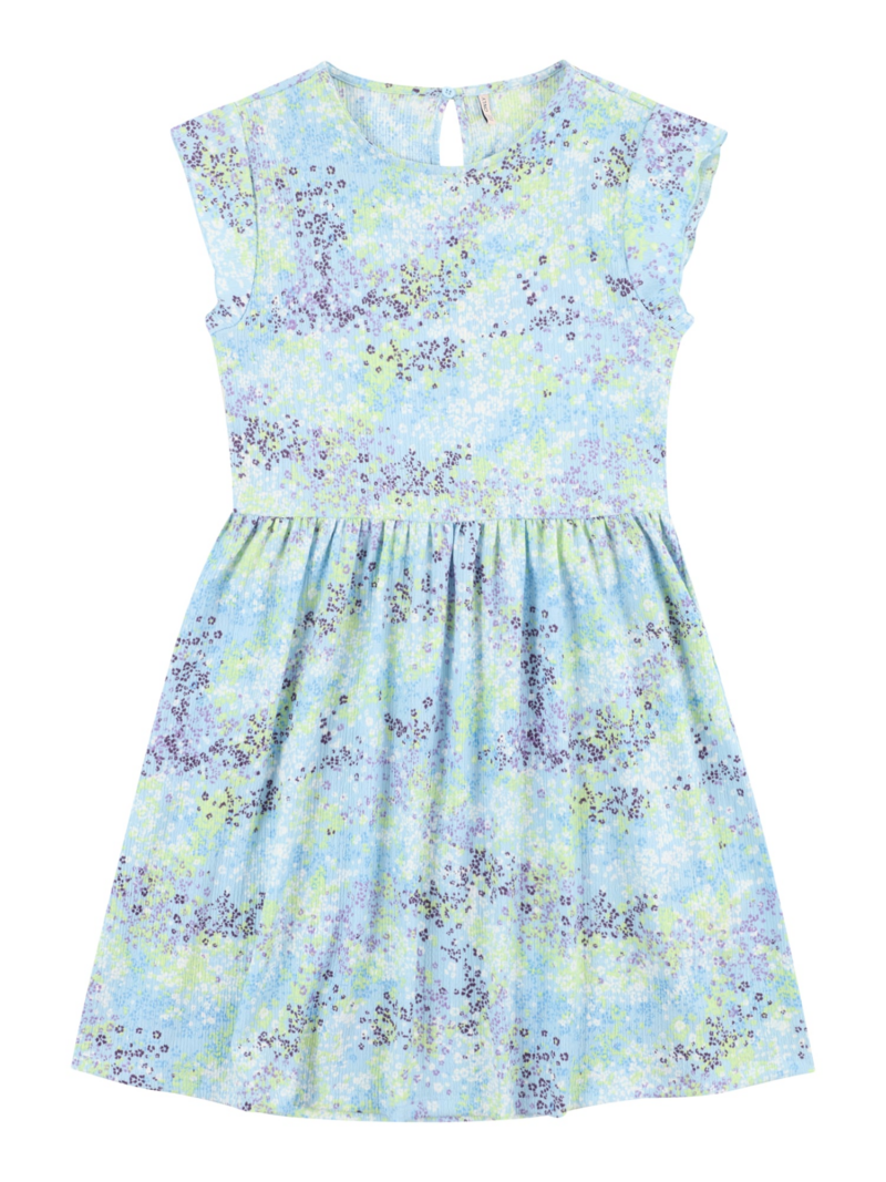 KIDS ONLY Rochie  albastru deschis / verde deschis / lila