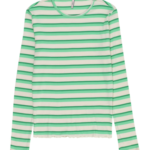 KIDS ONLY Tricou 'KOGEvig'  verde / verde jad / alb