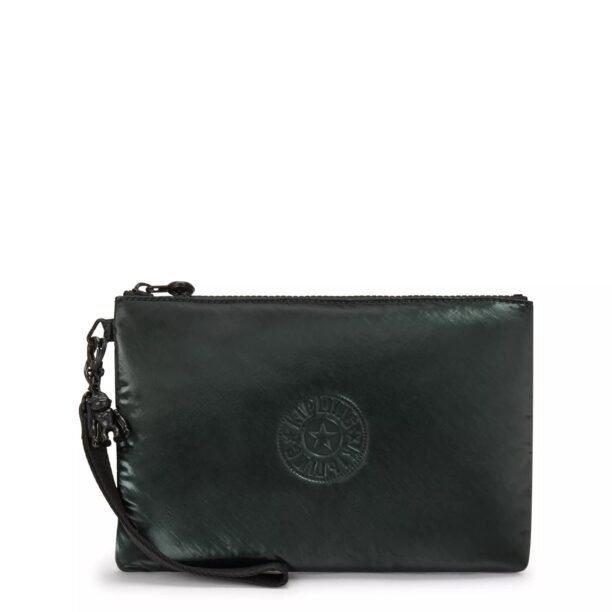 KIPLING Clutch 'FANCY'  verde pin / verde închis