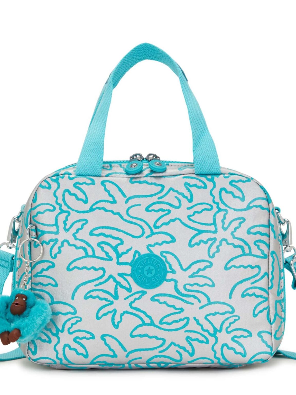 KIPLING Geantă 'MIYO'  cyan / argintiu