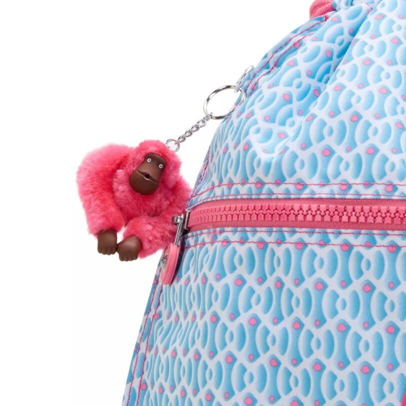 Preţ KIPLING Ghiozdan sac 'Supertaboo'  albastru / roz / alb