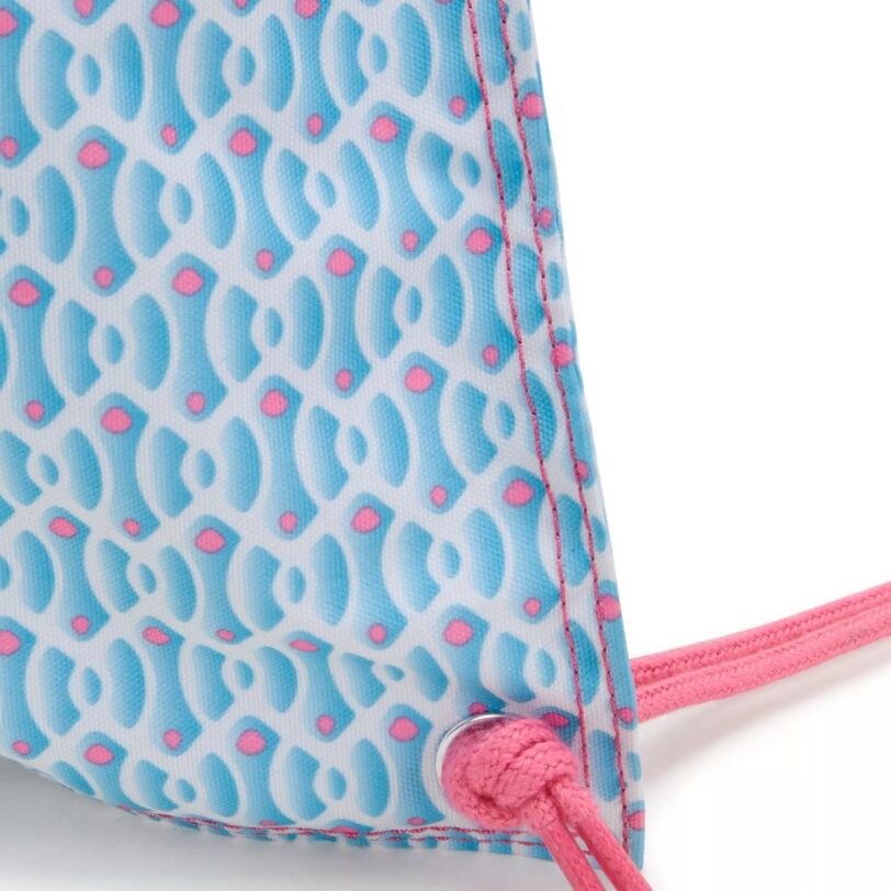 Original KIPLING Ghiozdan sac 'Supertaboo'  albastru / roz / alb