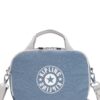 KIPLING Portfard 'PALMBEACH'  albastru porumbel / alb