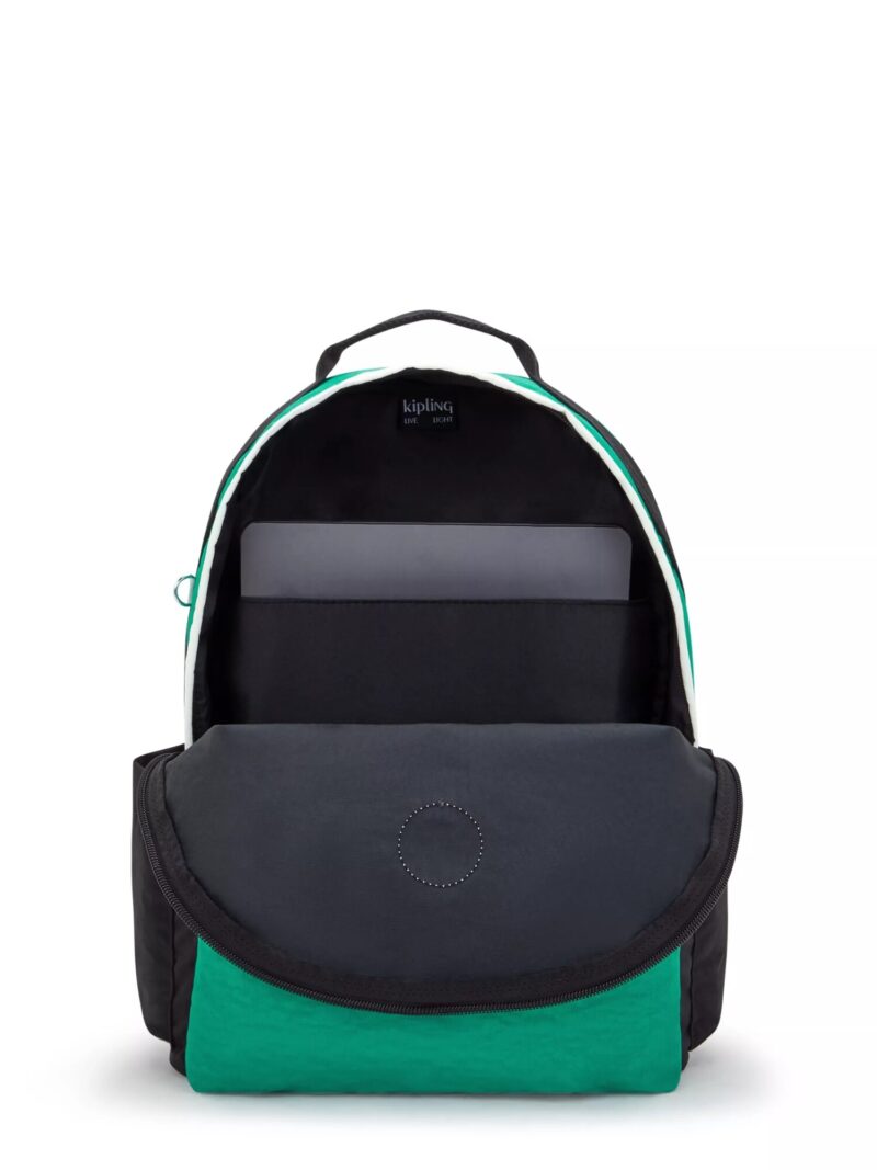 KIPLING Rucsac 'Damie M'  verde închis / negru / alb preţ