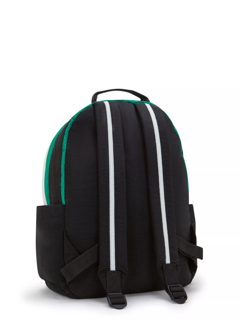 KIPLING Rucsac 'Damie M'  verde închis / negru / alb