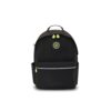 KIPLING Rucsac 'Damien'  verde limetă / negru / alb