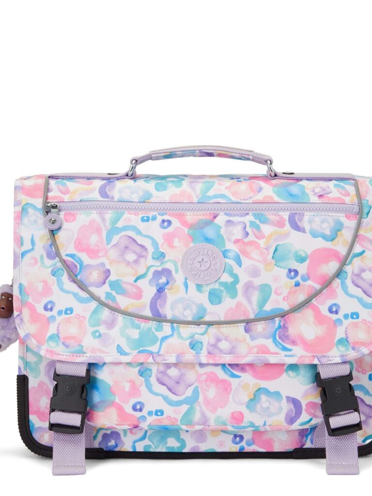 KIPLING Rucsac 'Preppy'  azuriu / mov închis / roz deschis / alb natural