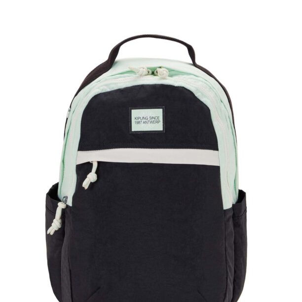 KIPLING Rucsac 'Xavi'  verde pastel / negru