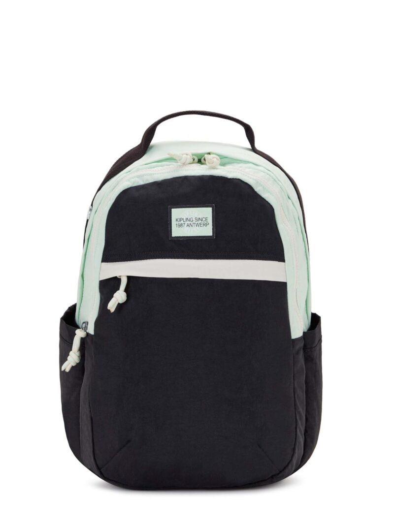 KIPLING Rucsac 'Xavi'  verde pastel / negru