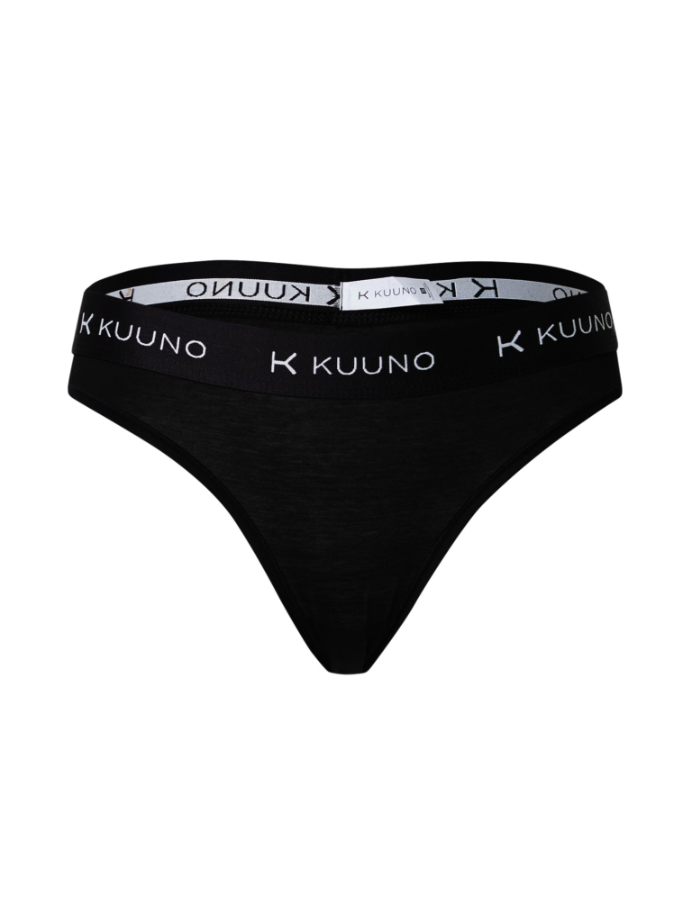 KUUNO Slip  negru / alb