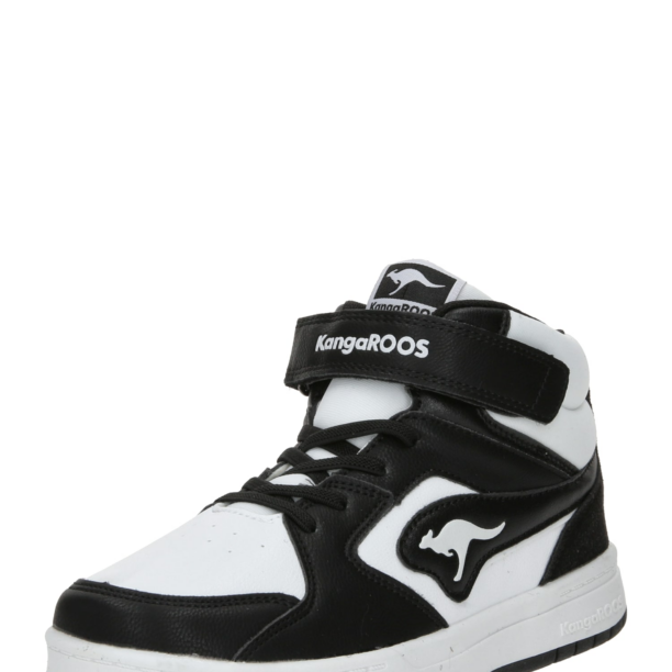 KangaROOS Sneaker  negru / alb