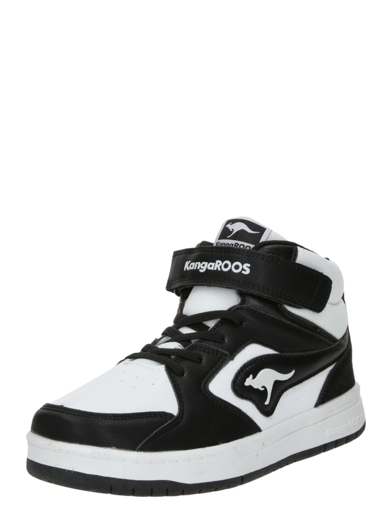 KangaROOS Sneaker  negru / alb