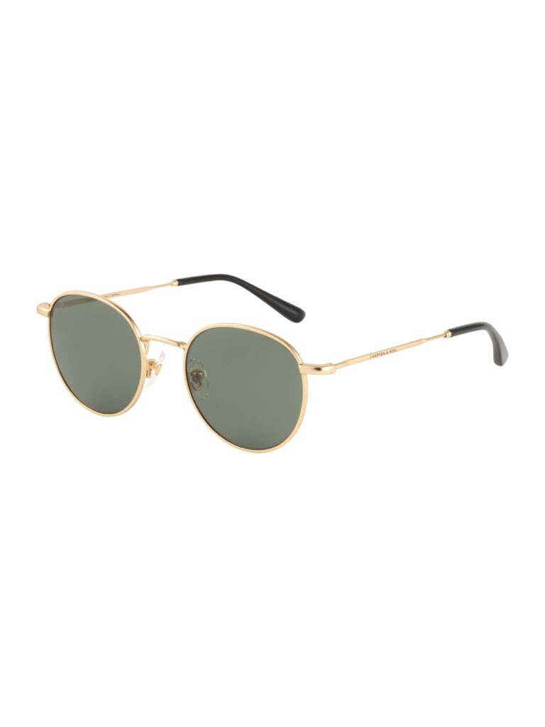 Kapten & Son Ochelari de soare 'London Gold Green'  auriu / verde