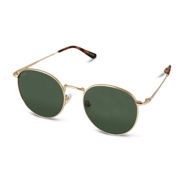 Kapten & Son Ochelari de soare 'London Large Gold Green'  auriu / verde pin