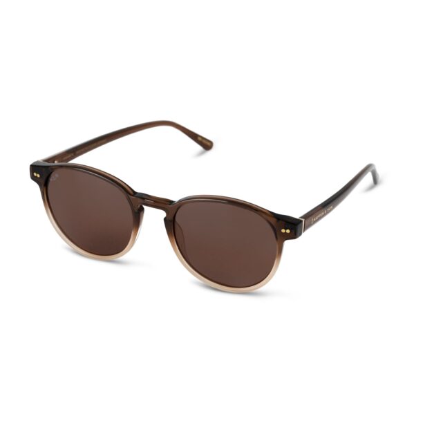 Kapten & Son Ochelari de soare 'Marais Large Gradient Brown'  maro / maro închis