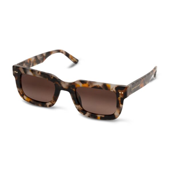 Kapten & Son Ochelari de soare 'Phoenix Desert Speckled Brown'  maro / maro mokka / alb