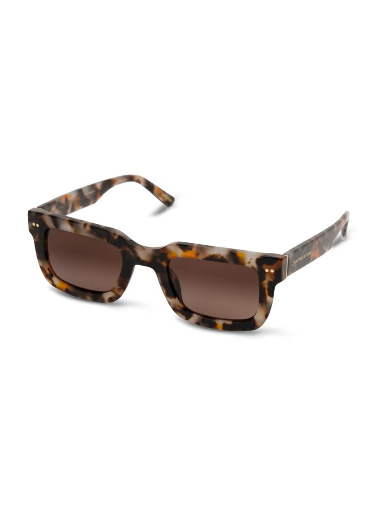 Kapten & Son Ochelari de soare 'Phoenix Desert Speckled Brown'  maro / maro mokka / alb