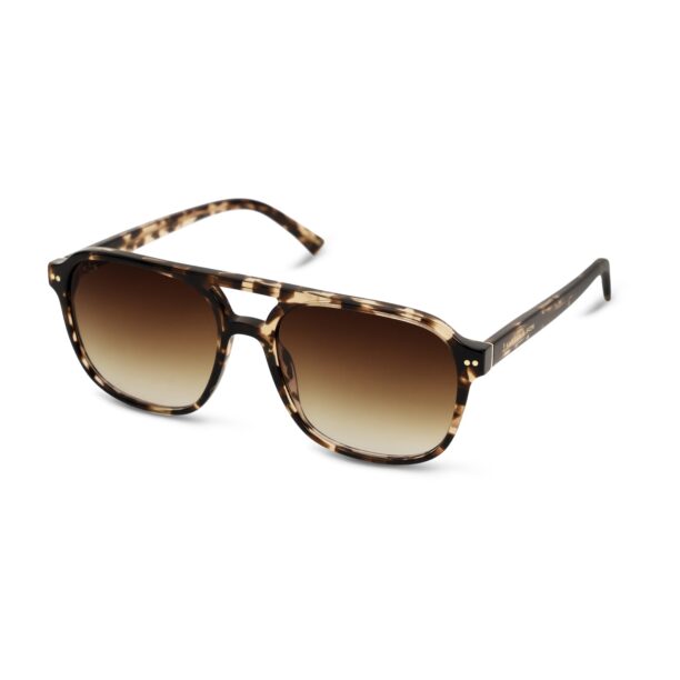 Kapten & Son Ochelari de soare 'Zurich Oversize Crystal Tortoise Brown'  maro / maro deschis