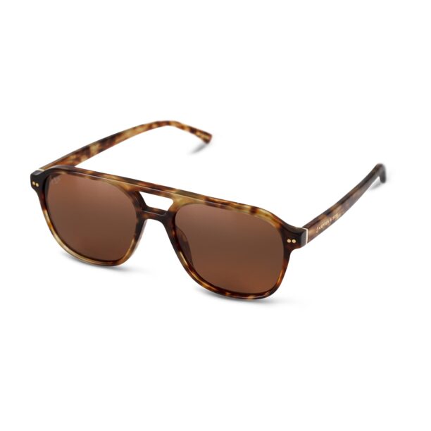 Kapten & Son Ochelari de soare 'Zurich Oversize Havana Tortoise Brown'  maro / maro coniac