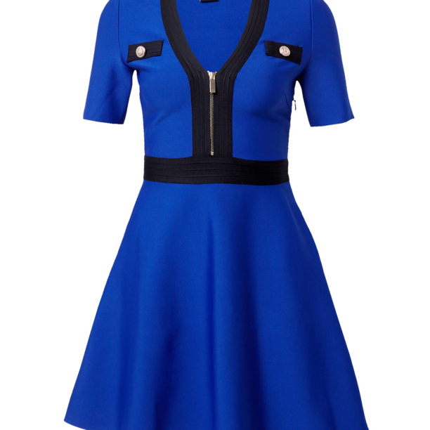 Karen Millen Rochie  albastru cobalt / negru