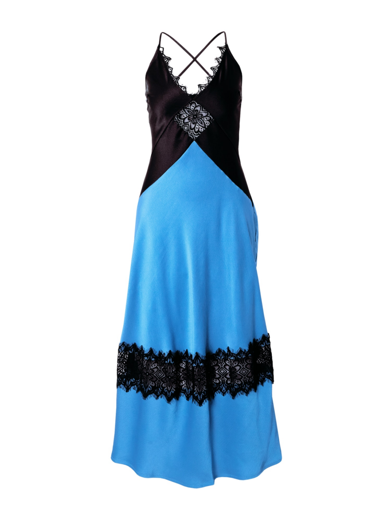 Karen Millen Rochie  azur / negru