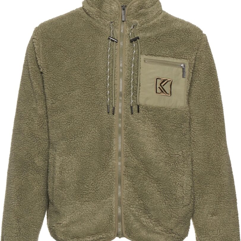 Karl Kani Jachetă  fleece  oliv