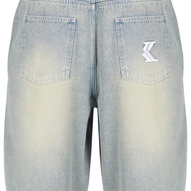 Karl Kani Jeans  albastru deschis / maro / alb