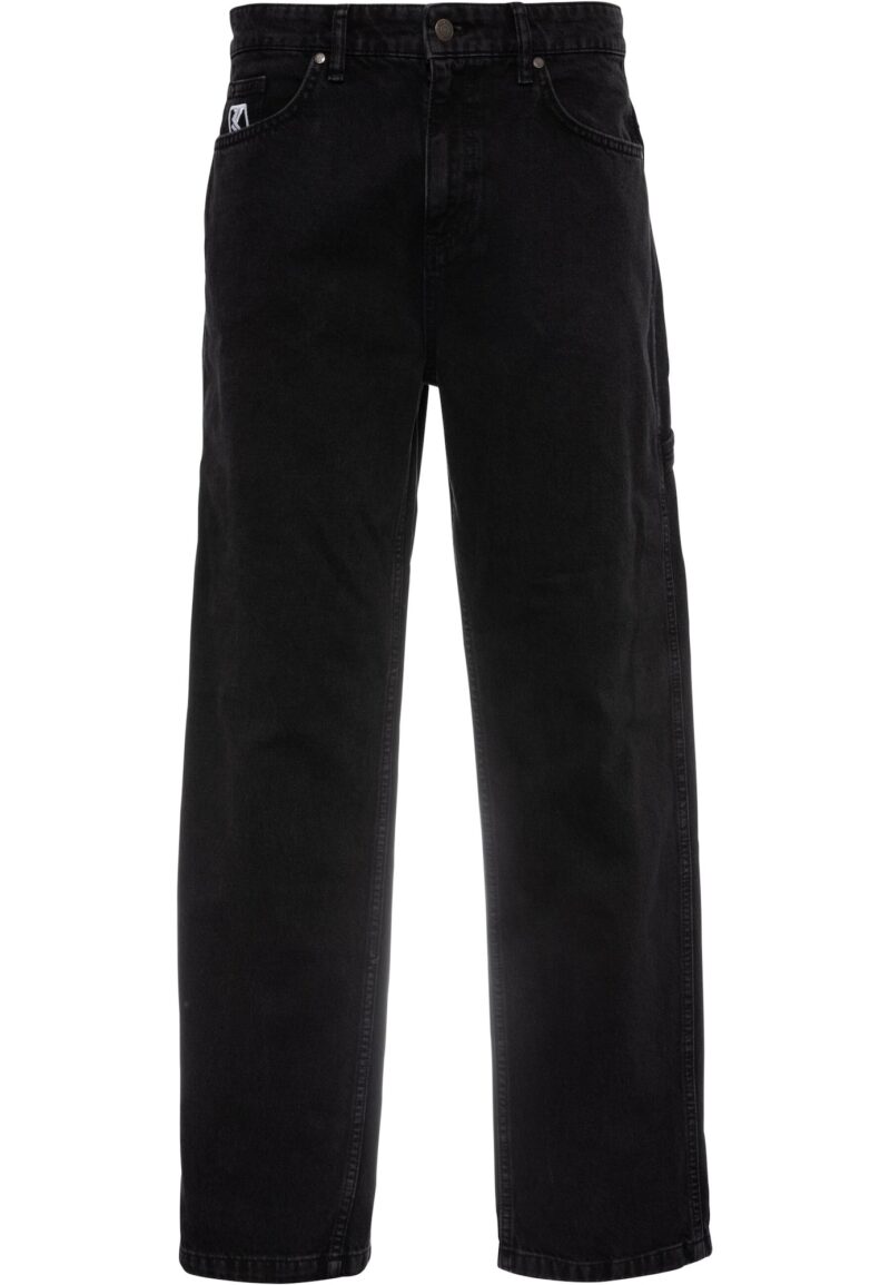 Karl Kani Pantaloni eleganți  negru / alb