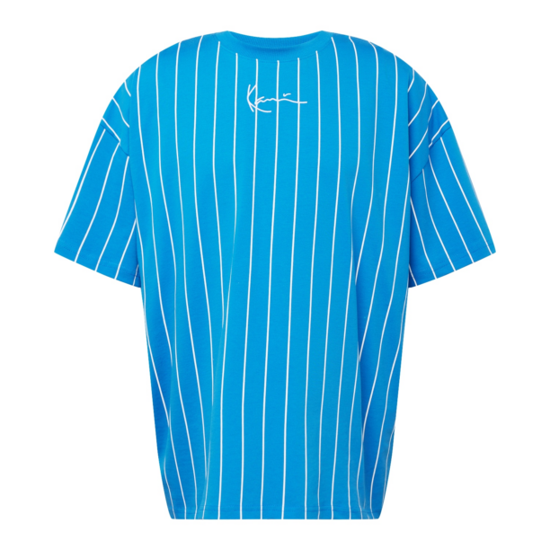 Karl Kani Tricou 'Pinstripe'  albastru / alb