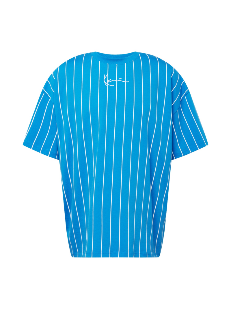 Karl Kani Tricou 'Pinstripe'  albastru / alb