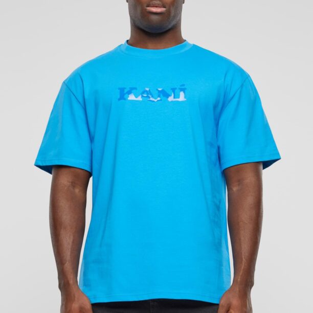 Karl Kani Tricou 'Splash Retro Tee'  albastru aqua preţ