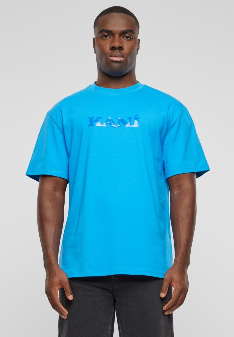 Karl Kani Tricou 'Splash Retro Tee'  albastru aqua preţ