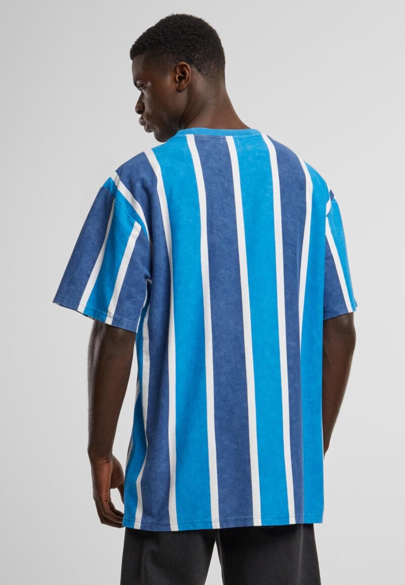 Original Karl Kani Tricou  albastru / albastru aqua / alb