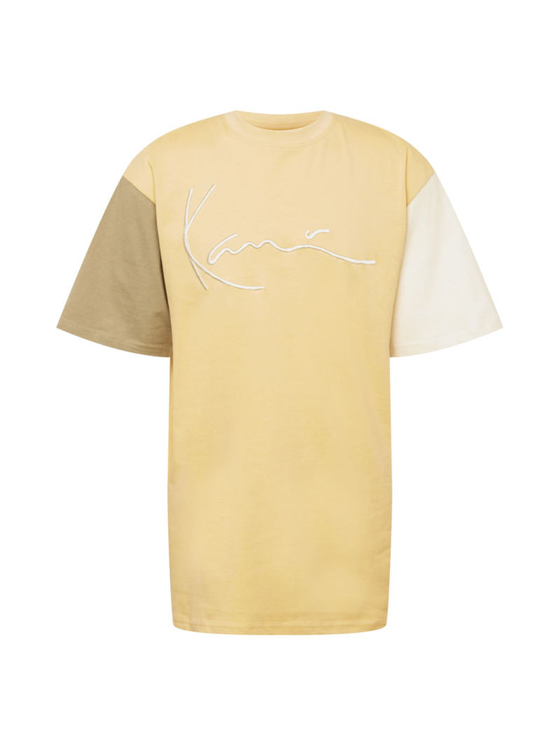 Karl Kani Tricou  crem / bej închis / galben pastel