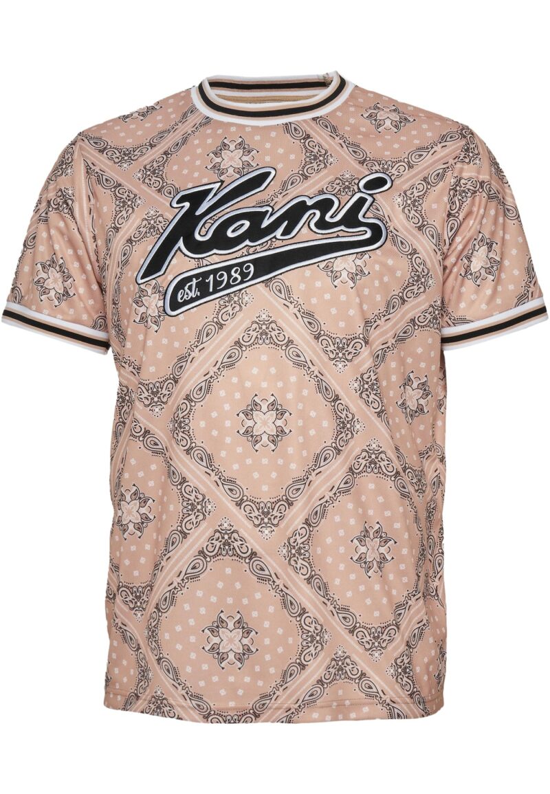 Karl Kani Tricou  nisipiu / negru / alb