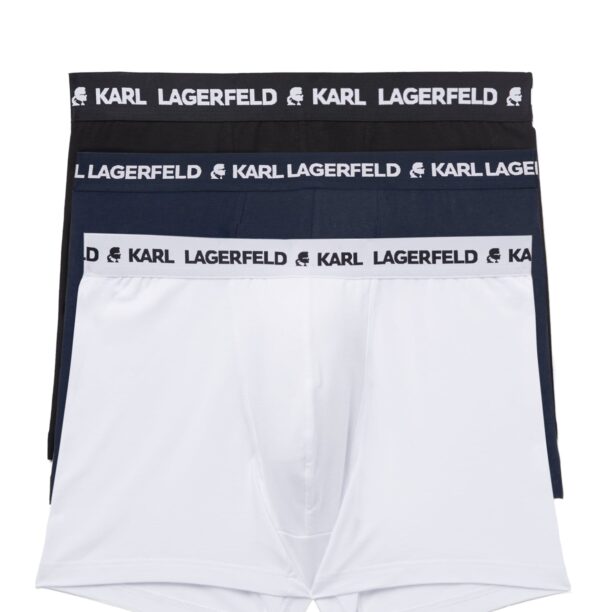 Karl Lagerfeld Boxeri  albastru noapte / negru / alb