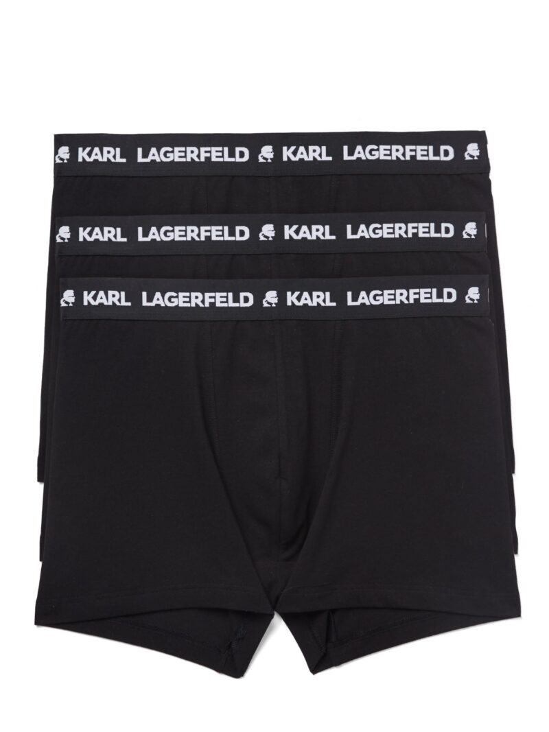 Karl Lagerfeld Boxeri  negru / alb