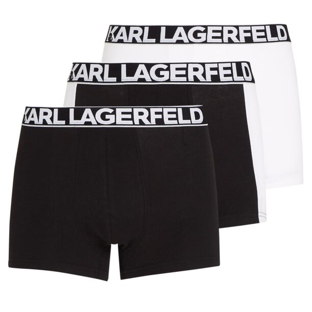 Karl Lagerfeld Boxeri  negru / alb