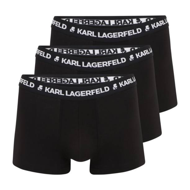 Karl Lagerfeld Boxeri  negru / alb