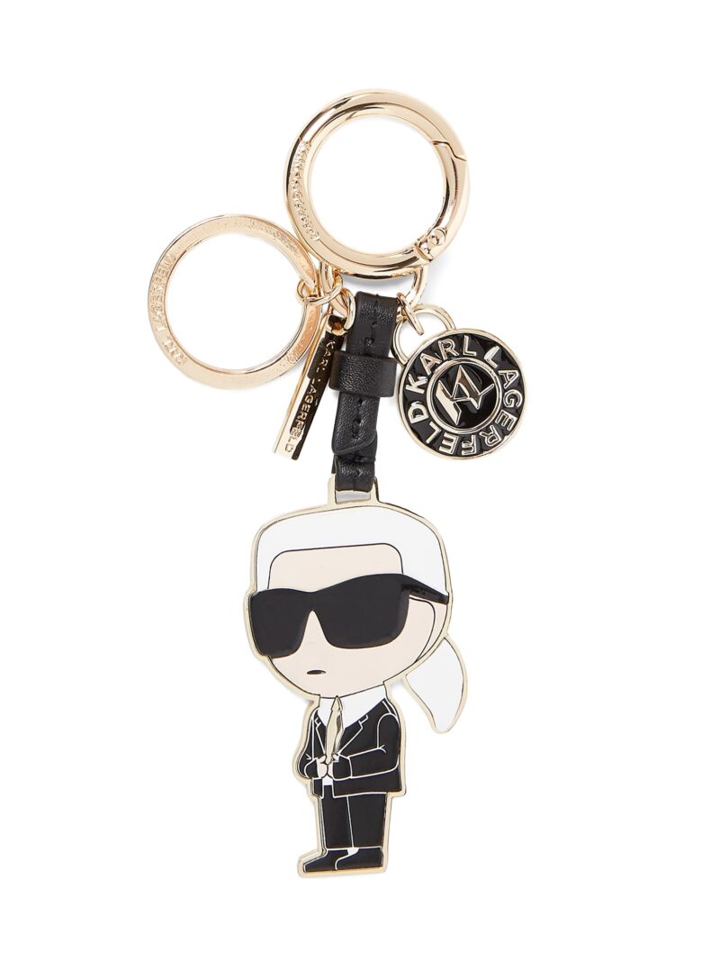 Karl Lagerfeld Breloc ' Ikonik 2.0 '  bej / auriu / negru / alb