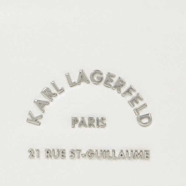 Karl Lagerfeld Clutch  argintiu / alb preţ