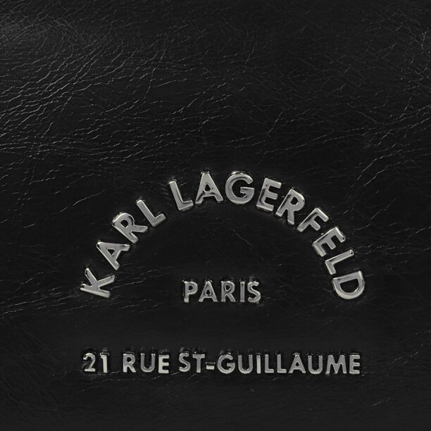 Karl Lagerfeld Clutch  negru / argintiu preţ