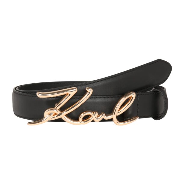 Karl Lagerfeld Curea  auriu - roz / negru