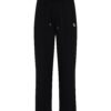 Karl Lagerfeld Pantaloni  negru / alb